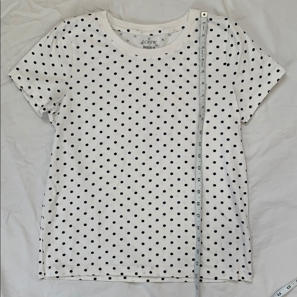 J. Crew Tops - J. Crew • polka dot tshirt